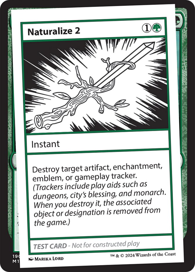 Magic the Gathering Card - Naturalize 2 - MTG Circle