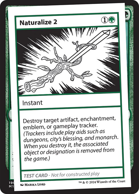 Magic the Gathering Card - Naturalize 2 - MTG Circle