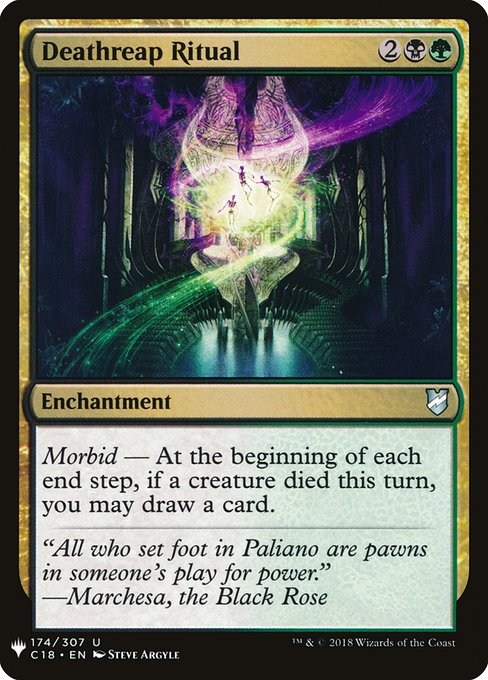 Magic the Gathering Card - Deathreap Ritual - MTG Circle
