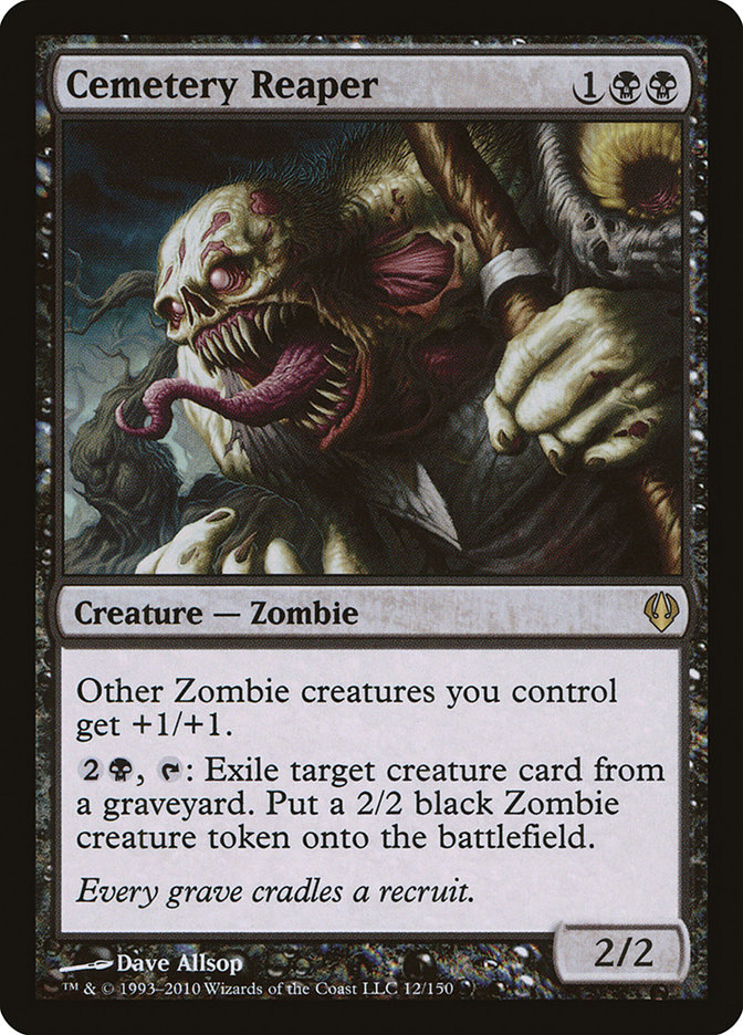 Magic the Gathering Card - Cemetery Reaper - MTG Circle