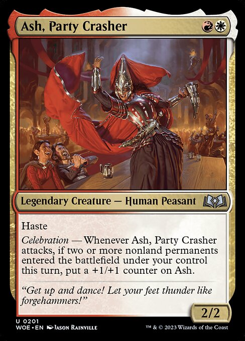 Magic the Gathering Card - Ash, Party Crasher - MTG Circle