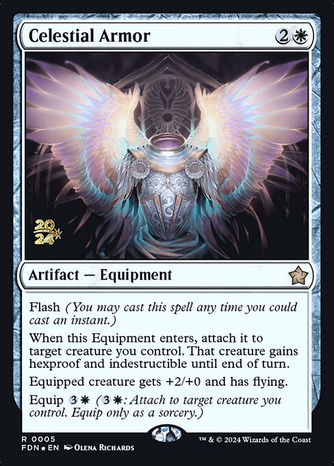 Magic the Gathering Card - Celestial Armor - MTG Circle