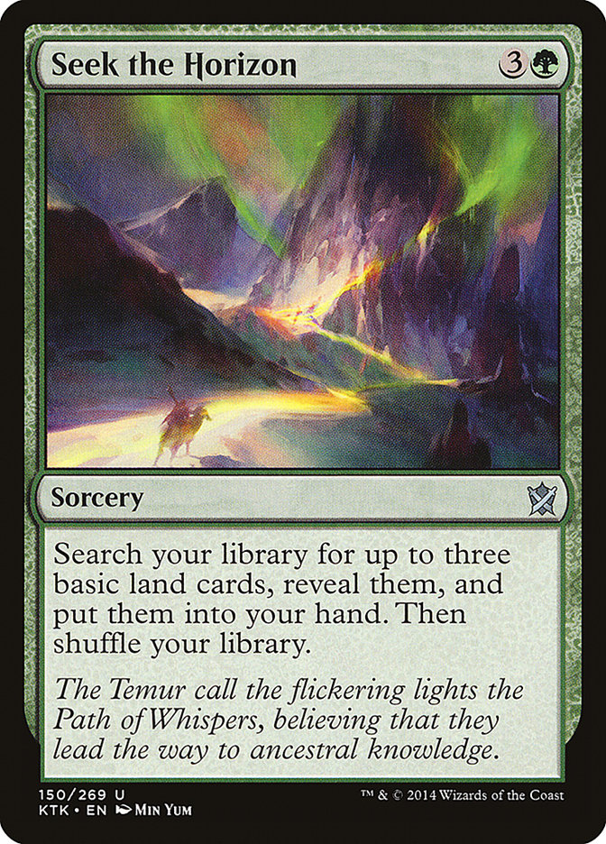 Magic the Gathering Card - Seek the Horizon - MTG Circle