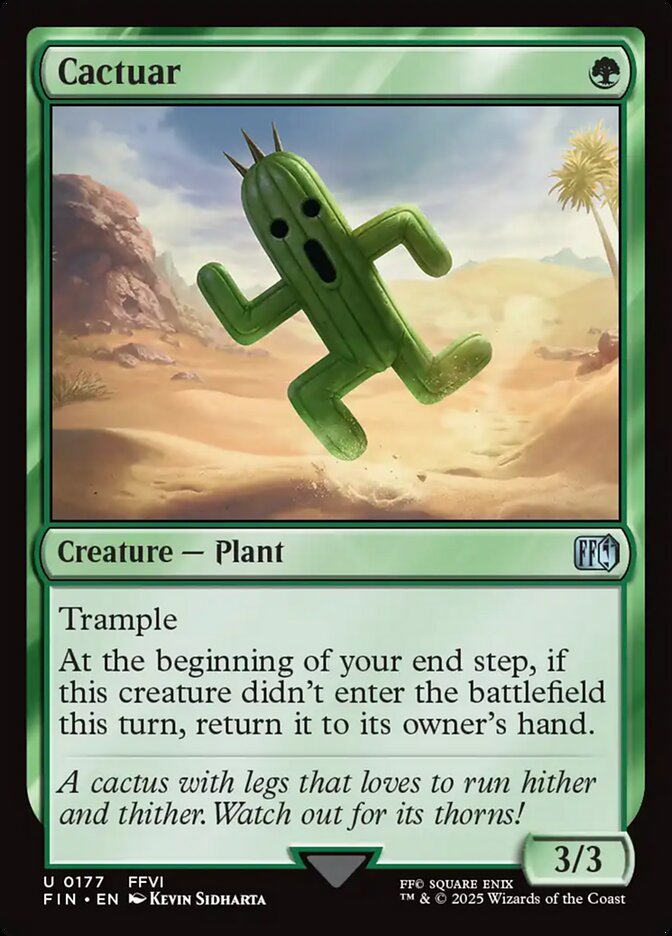 Magic the Gathering Card - Cactuar - MTG Circle