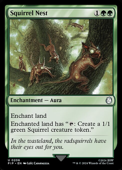 Magic the Gathering Card - Squirrel Nest - MTG Circle