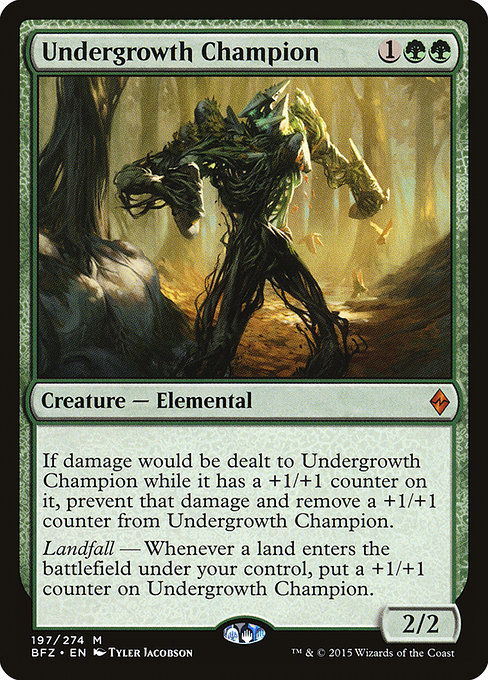 Magic the Gathering Card - Undergrowth Champion - MTG Circle