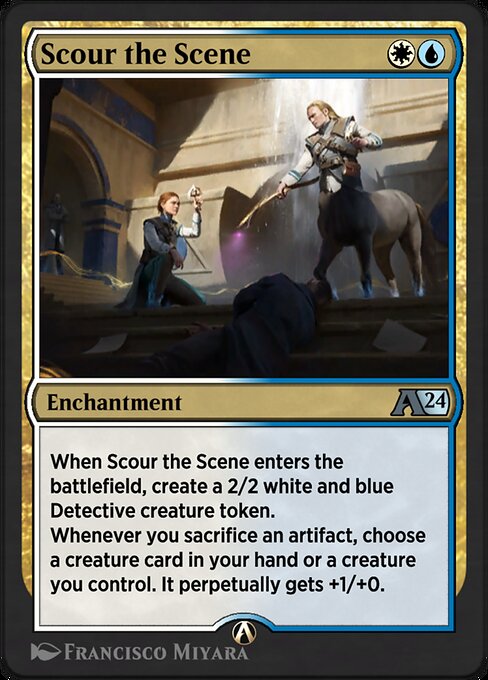 Magic the Gathering Card - Scour the Scene - MTG Circle