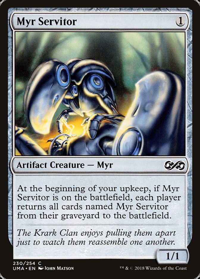 Magic the Gathering Card - Myr Servitor - MTG Circle