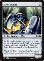 Magic the Gathering Card - Myr Servitor - MTG Circle