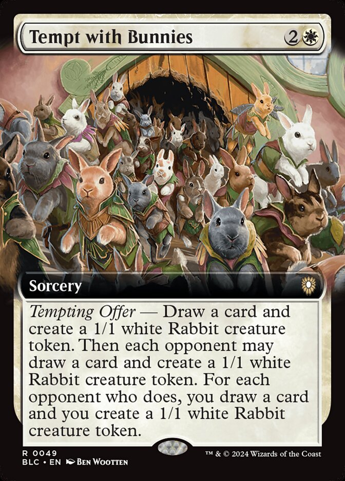 Magic the Gathering Card - Tempt with Bunnies - MTG Circle