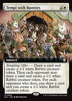 Magic the Gathering Card - Tempt with Bunnies - MTG Circle