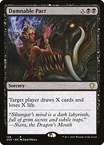 Magic the Gathering Card - Damnable Pact - MTG Circle