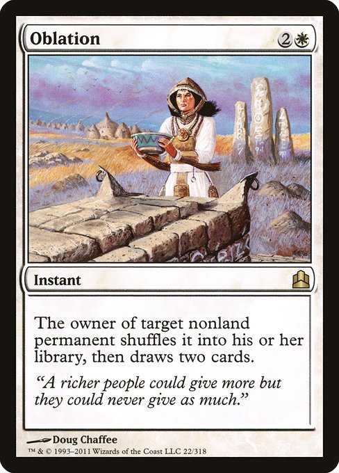 Magic the Gathering Card - Oblation - MTG Circle