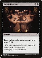 Magic the Gathering Card - Painful Lesson - MTG Circle