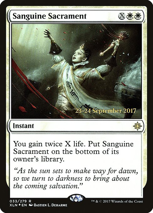 Magic the Gathering Card - Sanguine Sacrament - MTG Circle