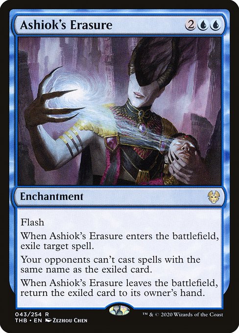Magic the Gathering Card - Ashiok's Erasure - MTG Circle