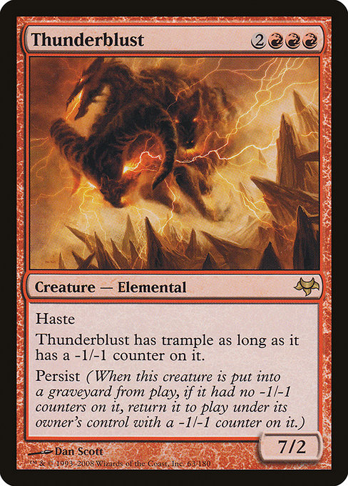 Magic the Gathering Card - Thunderblust - MTG Circle