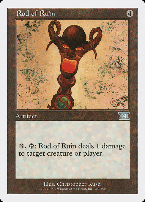 Magic the Gathering Card - Rod of Ruin - MTG Circle