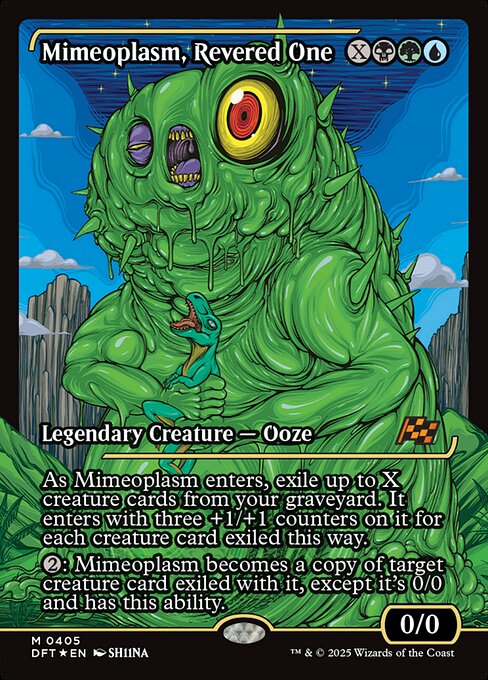 Magic the Gathering Card - Mimeoplasm, Revered One - MTG Circle