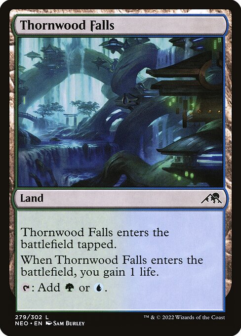 Magic the Gathering Card - Thornwood Falls - MTG Circle