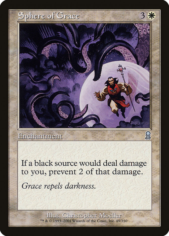 Magic the Gathering Card - Sphere of Grace - MTG Circle