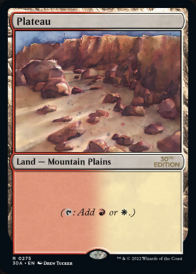 Magic the Gathering Card - Plateau - MTG Circle