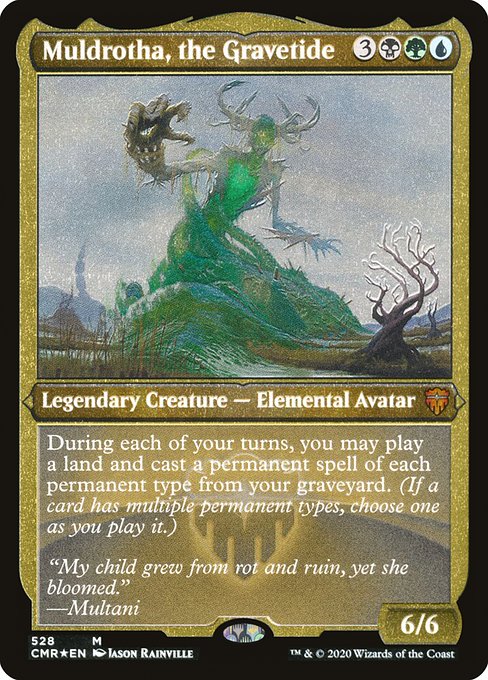 Magic the Gathering Card - Muldrotha, the Gravetide - MTG Circle