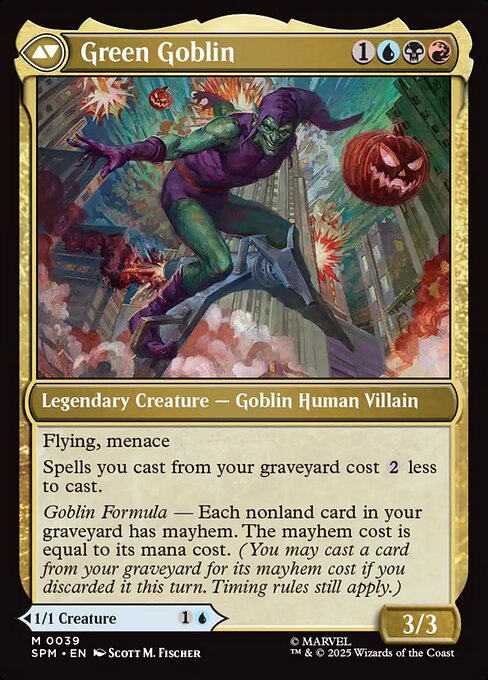 Magic the Gathering Card - Green Goblin - MTG Circle