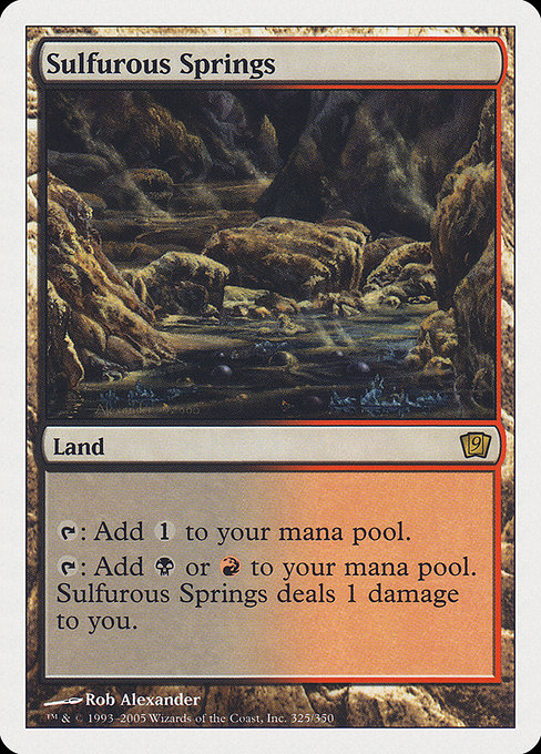 Magic the Gathering Card - Sulfurous Springs - MTG Circle