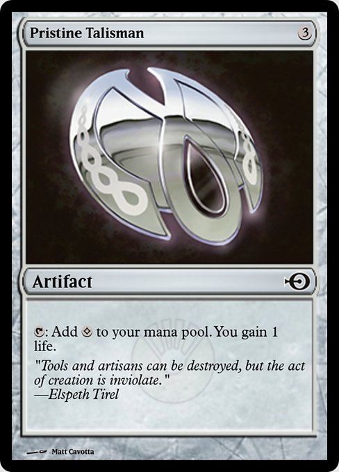 Magic the Gathering Card - Pristine Talisman - MTG Circle