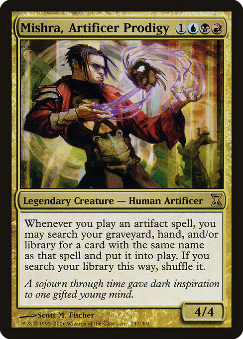 Magic the Gathering Card - Mishra, Artificer Prodigy - MTG Circle