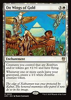 Magic the Gathering Card - On Wings of Gold - MTG Circle