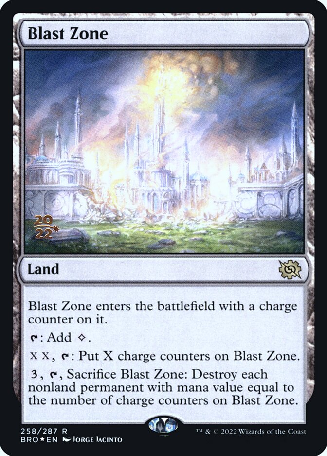 Magic the Gathering Card - Blast Zone - MTG Circle