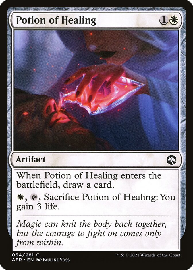 Magic the Gathering Card - Potion of Healing - MTG Circle