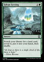 Magic the Gathering Card - Sylvan Scrying - MTG Circle