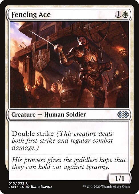 Magic the Gathering Card - Fencing Ace - MTG Circle