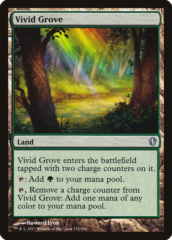Magic the Gathering Card - Vivid Grove - MTG Circle