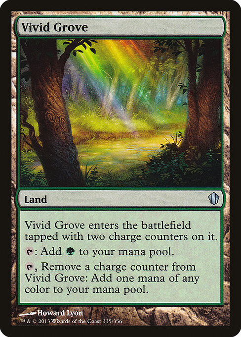 Magic the Gathering Card - Vivid Grove - MTG Circle