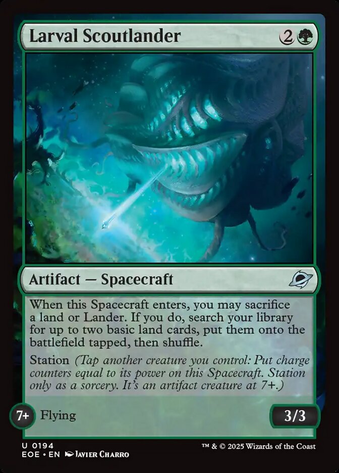 Magic the Gathering Card - Larval Scoutlander - MTG Circle