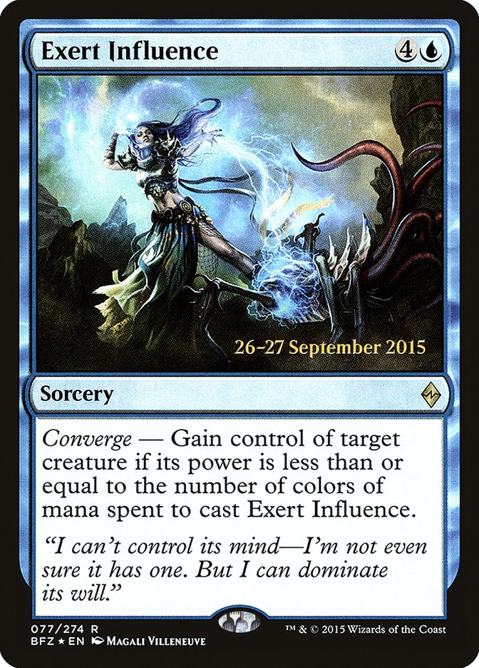 Magic the Gathering Card - Exert Influence - MTG Circle