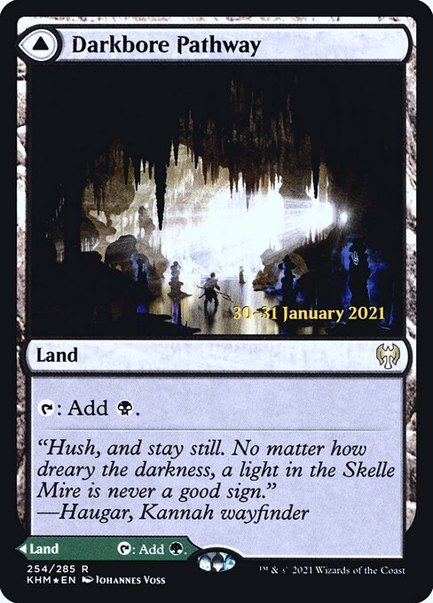 Magic the Gathering Card - Darkbore Pathway - MTG Circle