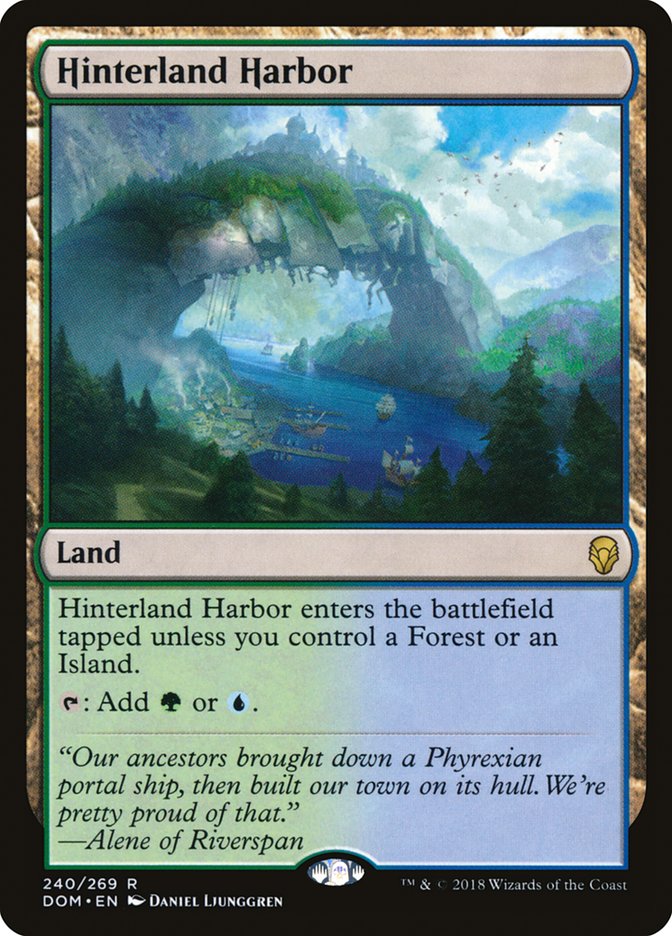 Magic the Gathering Card - Hinterland Harbor - MTG Circle