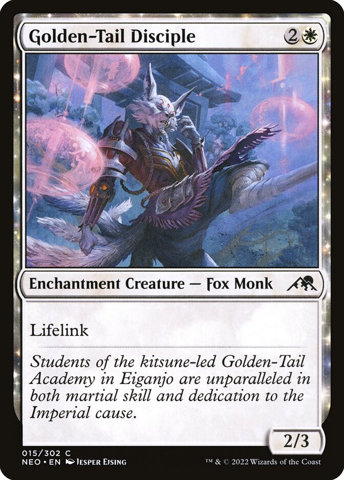 Magic the Gathering Card - Golden-Tail Disciple - MTG Circle