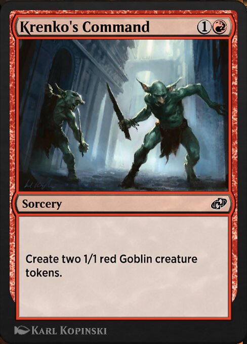 Magic the Gathering Card - Krenko's Command - MTG Circle