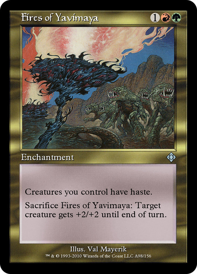 Magic the Gathering Card - Fires of Yavimaya - MTG Circle