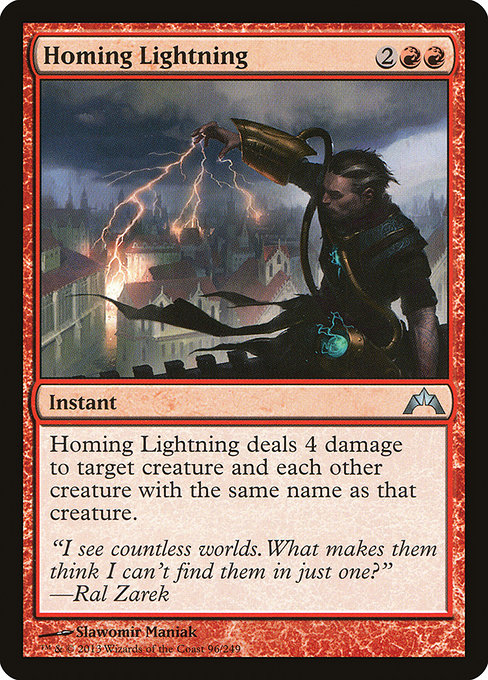 Magic the Gathering Card - Homing Lightning - MTG Circle