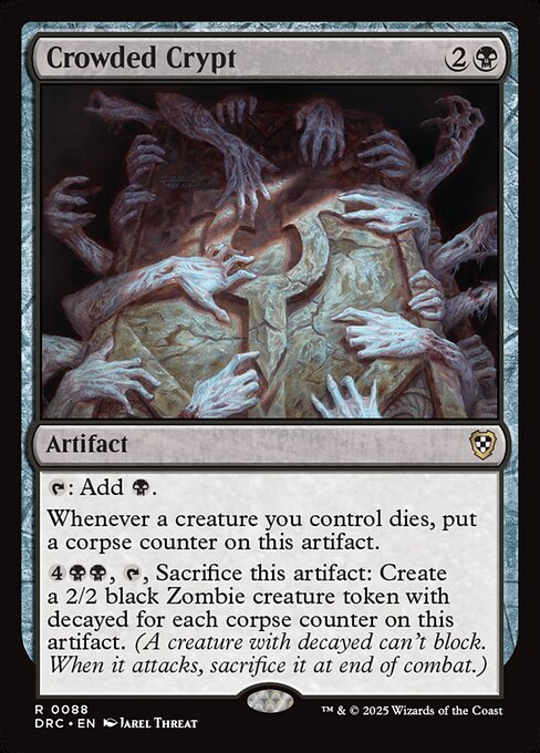 Magic the Gathering Card - Crowded Crypt - MTG Circle