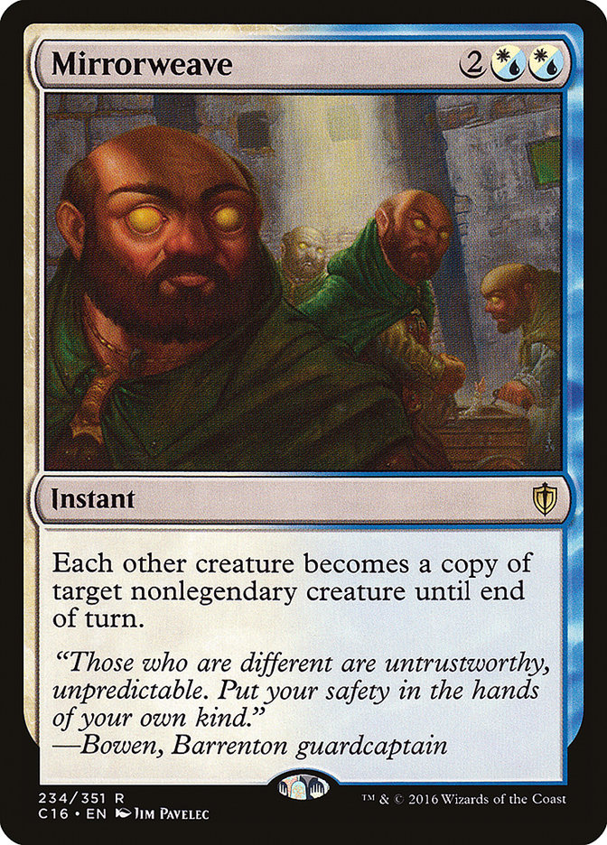 Magic the Gathering Card - Mirrorweave - MTG Circle