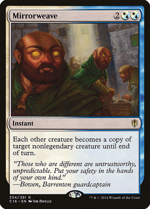 Magic the Gathering Card - Mirrorweave - MTG Circle