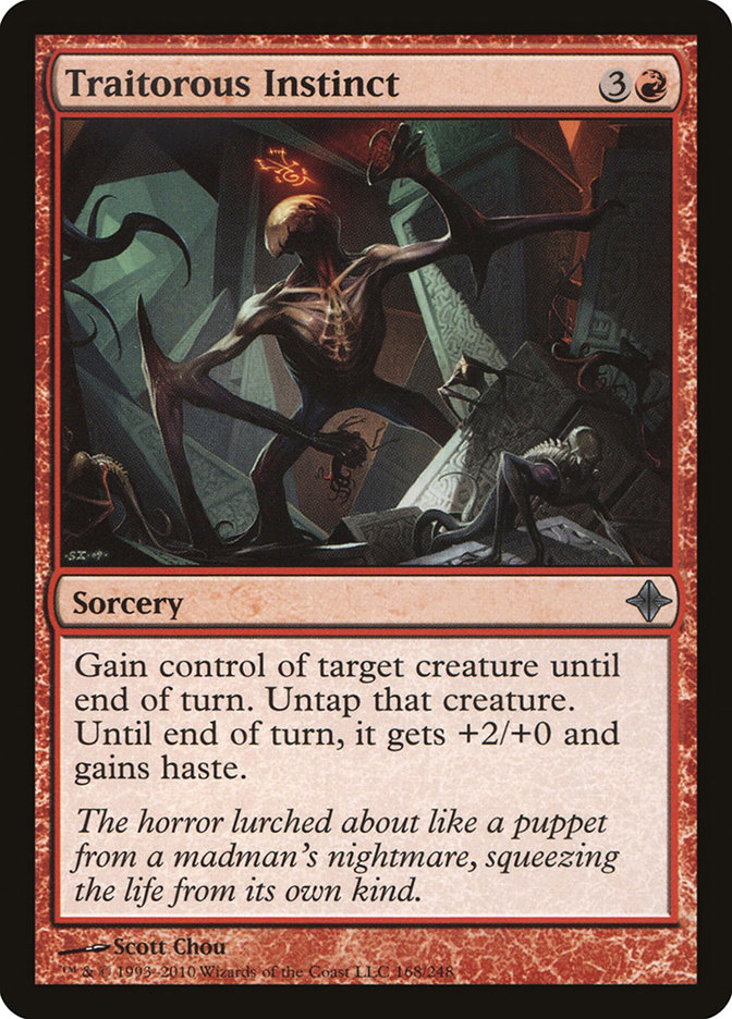 Magic the Gathering Card - Traitorous Instinct - MTG Circle